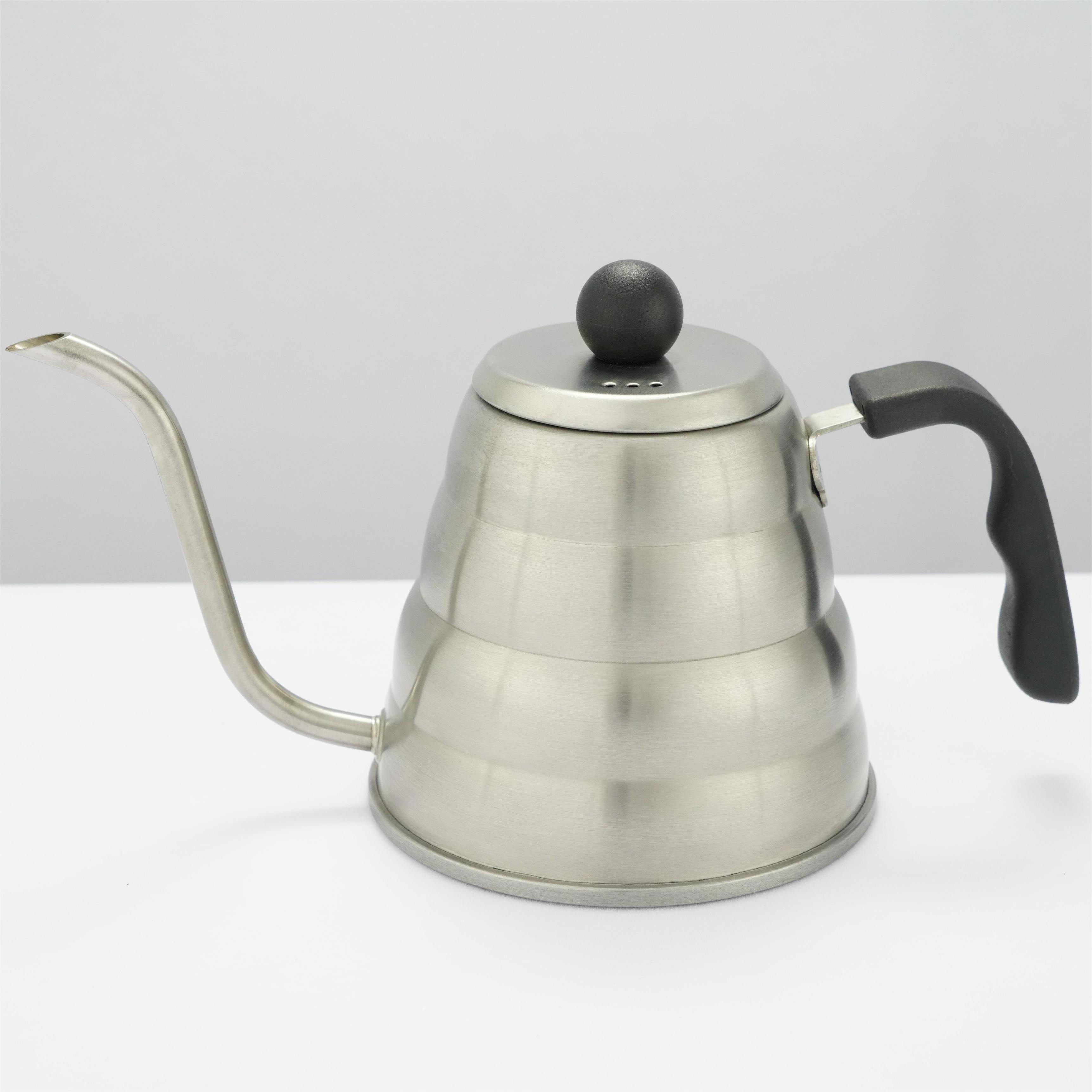 High Quality Japanese Style 1.2L Stainless Steel Pour over Coffee Kettle Brushed Surface with Cloud Shape for Kitchen Use