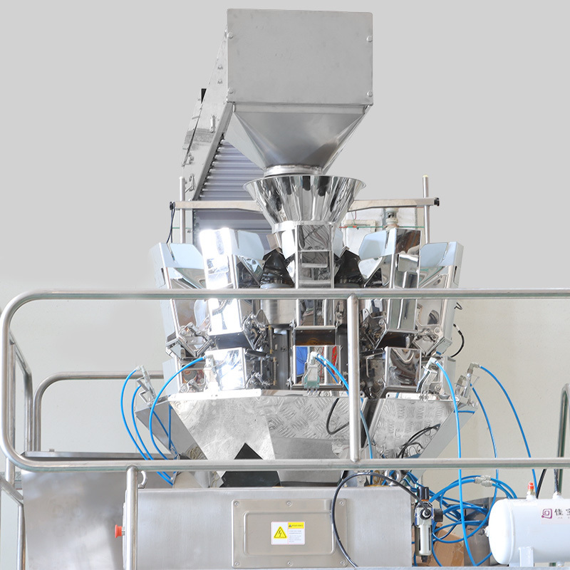 10 head 14 heads multihead weigher automatic nuts candy bag snack packing dry fruit pouch packing machine