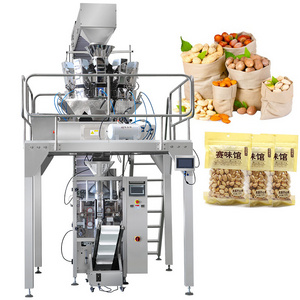 10 head 14 heads multihead weigher automatic nuts candy bag snack packing dry fruit pouch packing machine