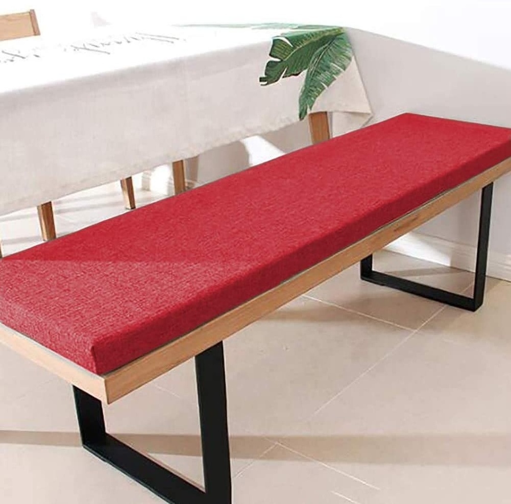 Outdoor Long Bench Pad Waterproof Patio Chaise Lounge Cushion for Sun lounge