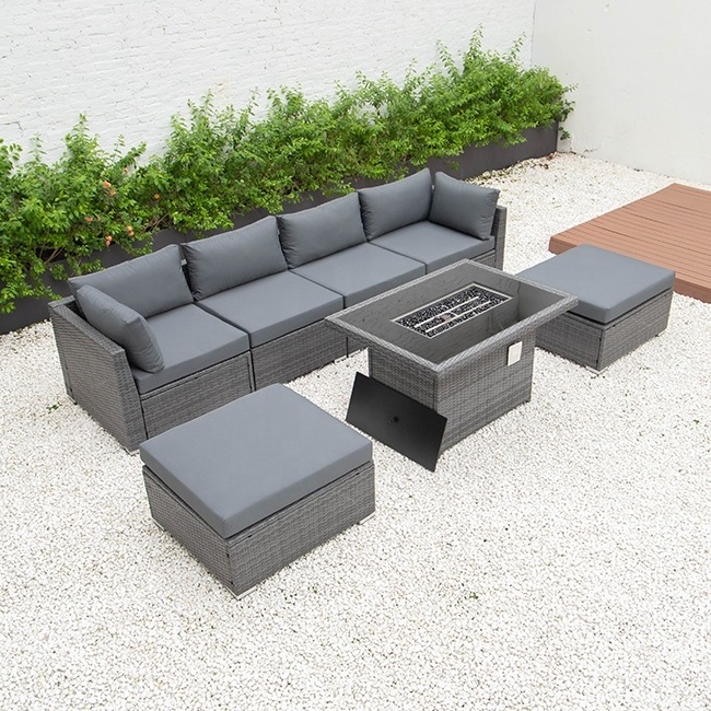 High Quality All-Weather rattan furniture outdoor replacement sofa cushion For long chair