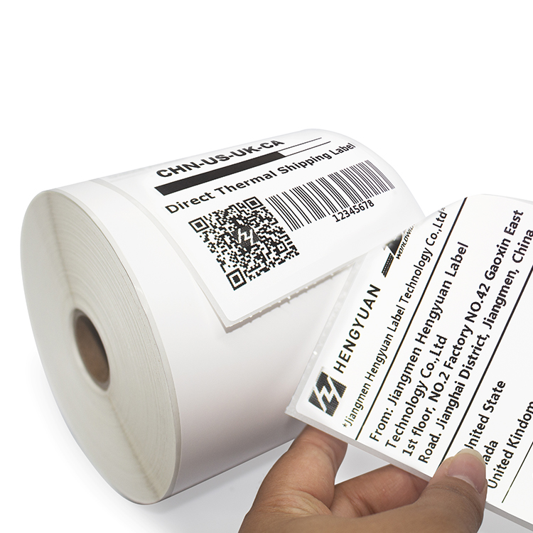 Direct Thermal Labels 100x100mm shipping label 4x4 waybill sticker  for zebra printing machine 1000 Labels