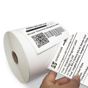 Direct Thermal Labels 100x100mm shipping label 4x4 waybill sticker  for zebra printing machine 1000 Labels