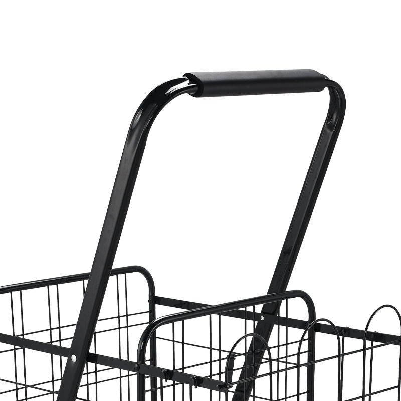 Amazon Hot Sellingtop Quality Manufacture Mini Supermarket Cart Grocery Trolley Cart Shopping Trolley For Elderly