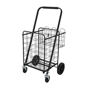 Amazon Hot Sellingtop Quality Manufacture Mini Supermarket Cart Grocery Trolley Cart Shopping Trolley For Elderly