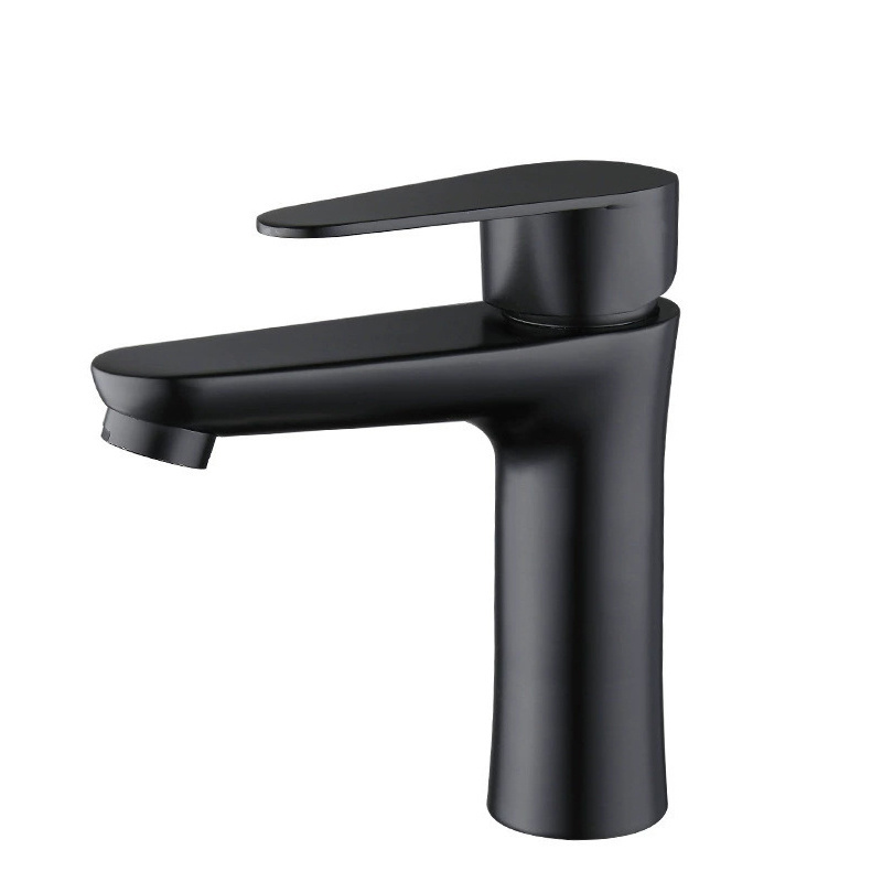 Bathroom cUPC faucets mixers taps luxury stainless steel hot and cold  black basin bathroom faucets