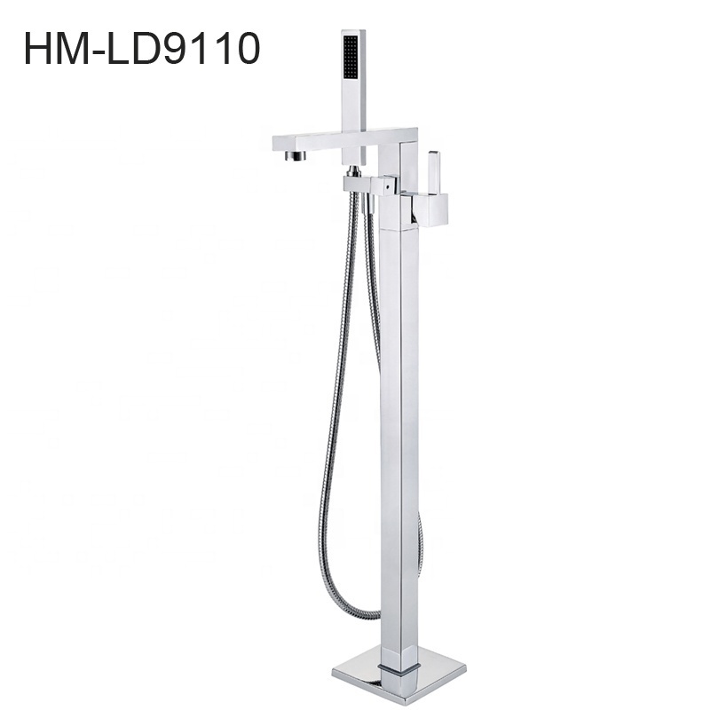 Fashion design floor standing bathtub Faucet / shower faucet for outdoor or bathroom,professional manufacturer