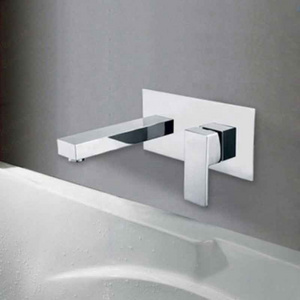 brass chrome plated wall mounted faucet