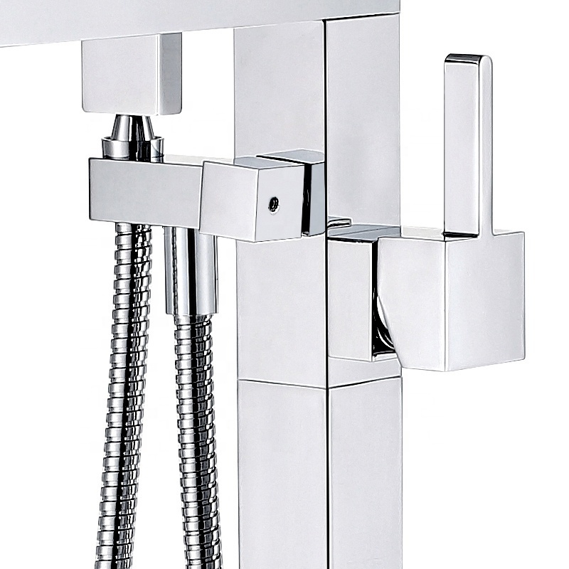 Fashion design floor standing bathtub Faucet / shower faucet for outdoor or bathroom,professional manufacturer