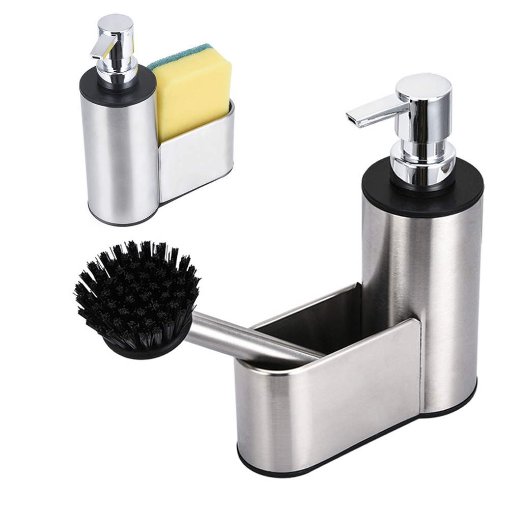 Dishwasher safe sink utensil caddy sponge holder for kitchen sink organizer organization