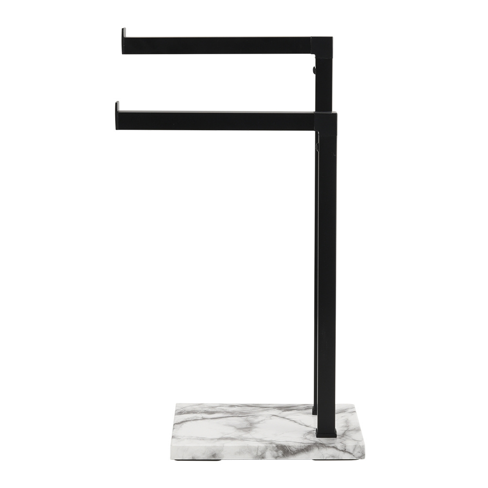 Marble base Table top hand towel holder stand  bathroom kitchen towel racks