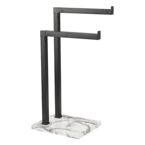 Marble base Table top hand towel holder stand  bathroom kitchen towel racks