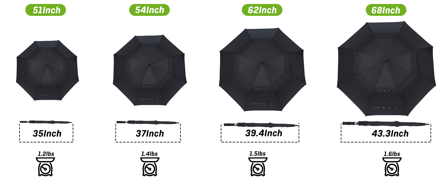 Business Advertising Umbrella  Automatic Open Extra Large Air-permeable Double-deck Golf Umbrella .