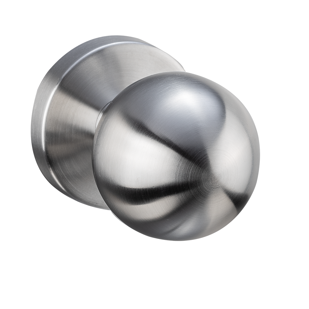 Stainless Steel Ball Door Knob Bathroom Bedroom Kitchen Privacy Cylindrical Knob Door Lock