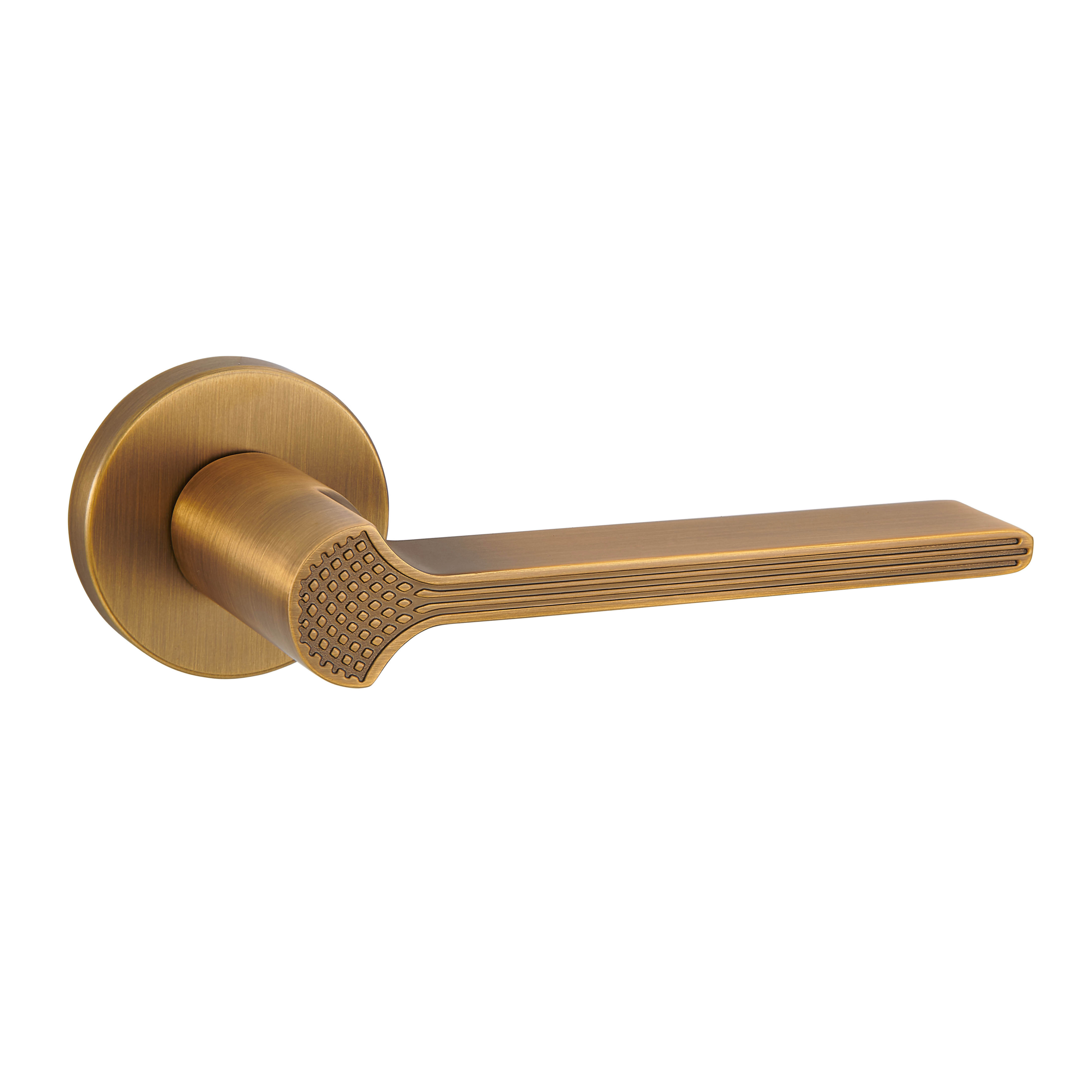 Interior Door handles with lock modern simple door lock for bedroom mute magnetic wood household hardware zinc alloy door handle