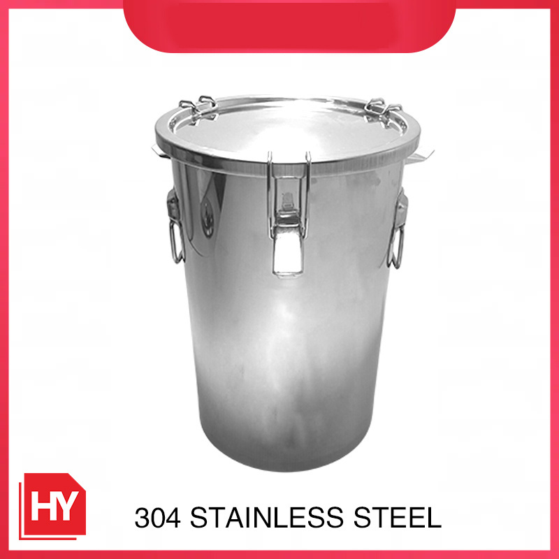 Different sizes big volume stainless steel commercial soup pot stock bucket pot