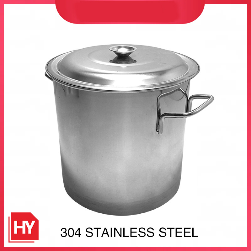 High Quality Cast Iron Pot Commercial Soup Bucket Gas Cooker Steamer Pot Stainless Steel 304