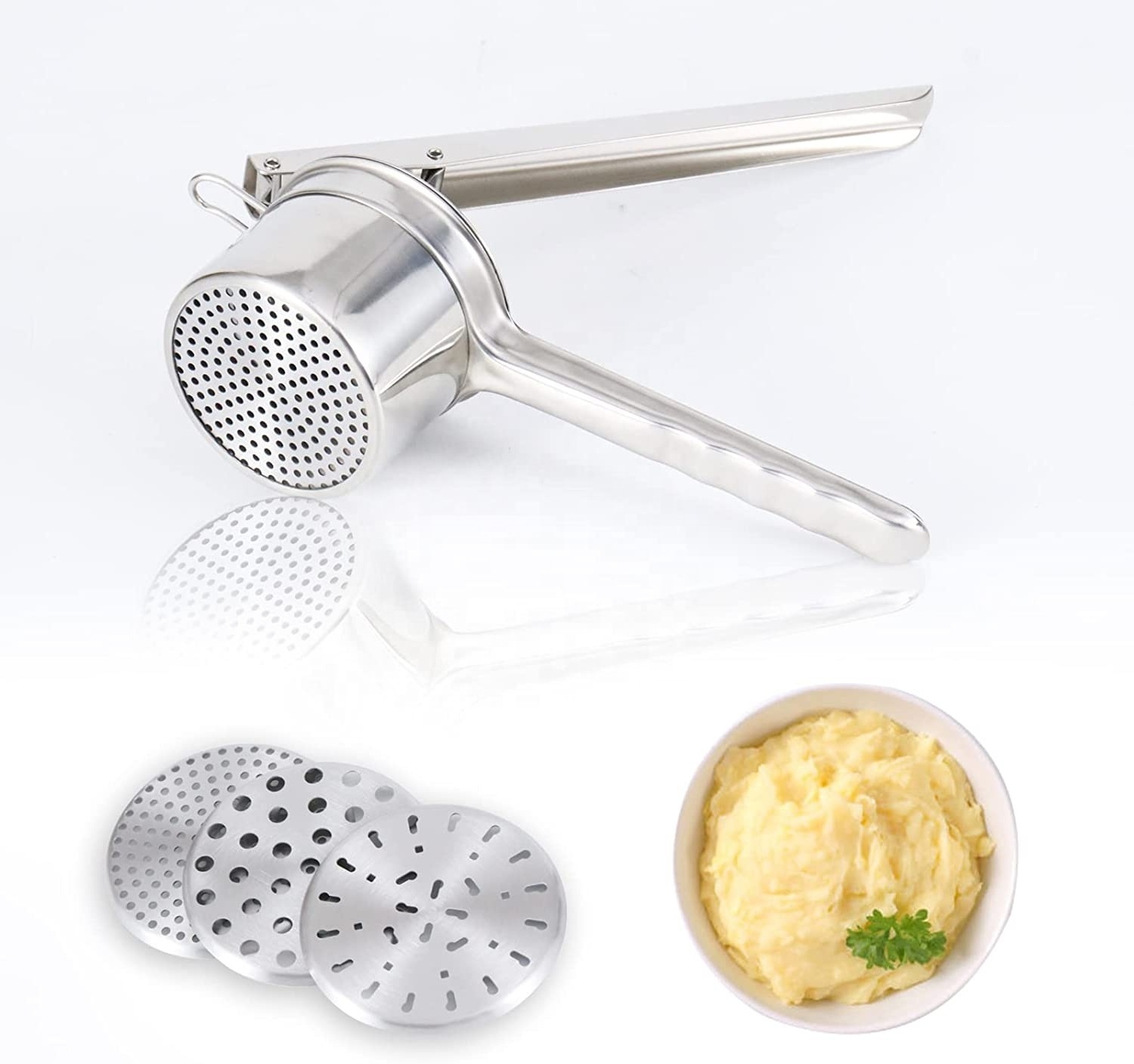 Stainless Steel Potato Ricer for Mashed Potatoes Kitchen Tool Food Ricer