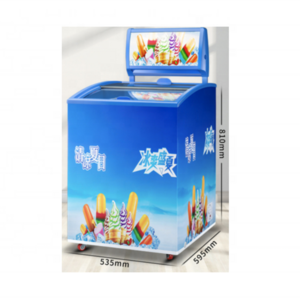 popsicle/gelato ice cream machine mini display freezer  food display cabinet  popsicle display ice cream shop for sale