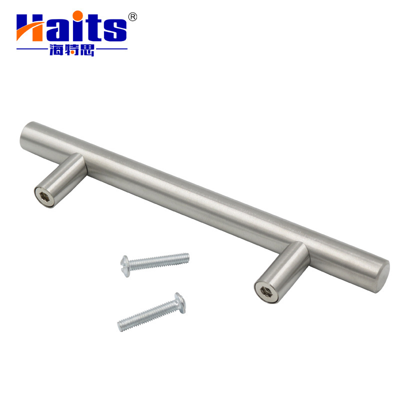 Hot Sale  Hallow Style 201 Stainless Steel Hardware T Bar Furniture Pulls