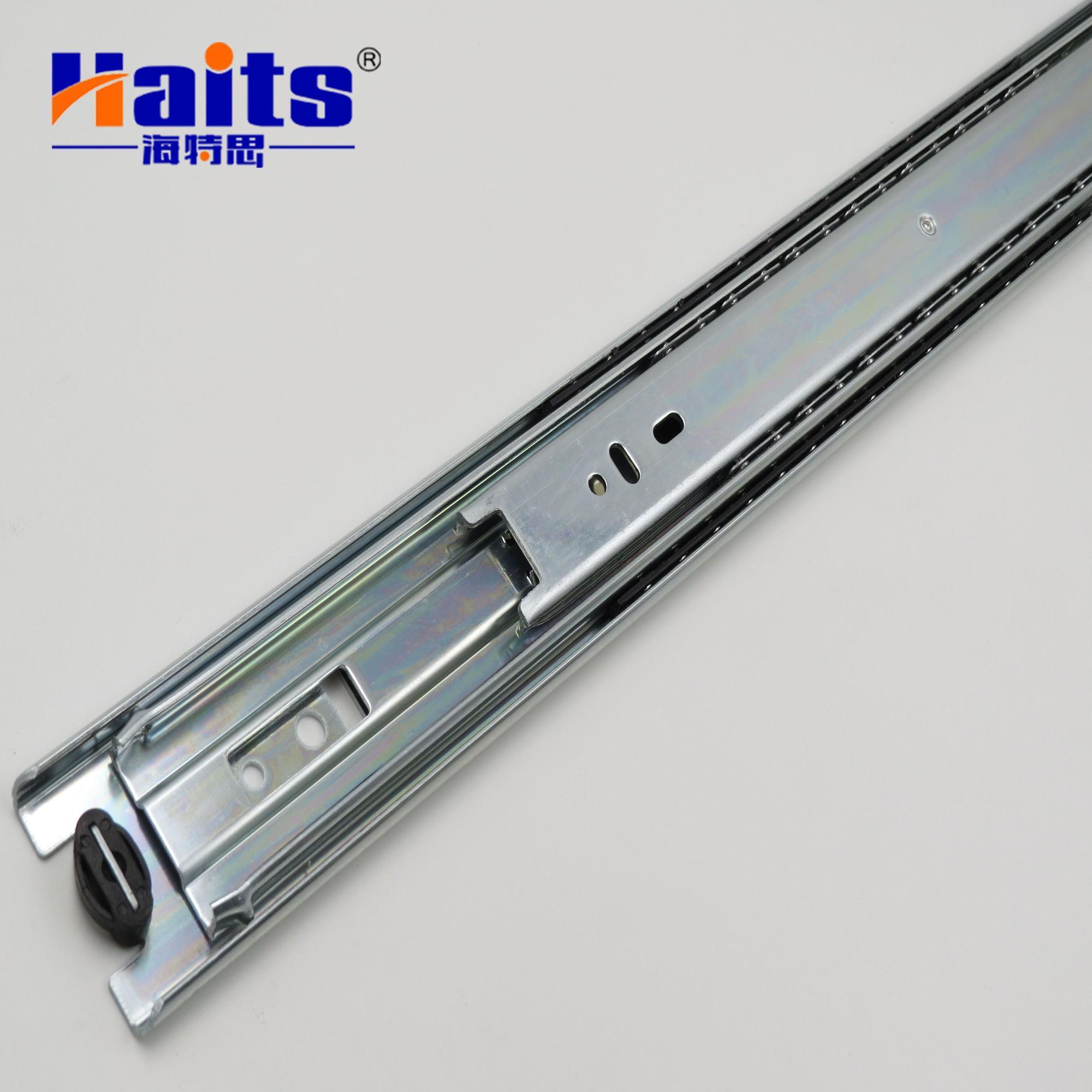 Heavy Duty Drawer Slide Rail 100 Kg Double Locking 1500Mm Drawer Slide For 1500Mm Slide Drawer