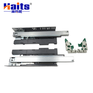 Undermount Drawer Slides Heavy Duty Telescopic Channel Blue Zinc Shock Absorber For Drawer Slide