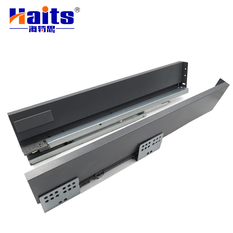 Metal Box Drawer Slide Kitchen Hardware Slide Full Extension Ball Bearing Slide