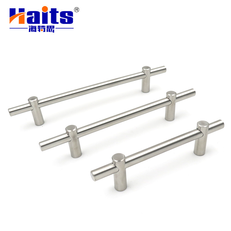 Hot Selling Stainless Steel Door Handle Satin Nickel Cabinet Pull Handle For Furniture Cabinet Door