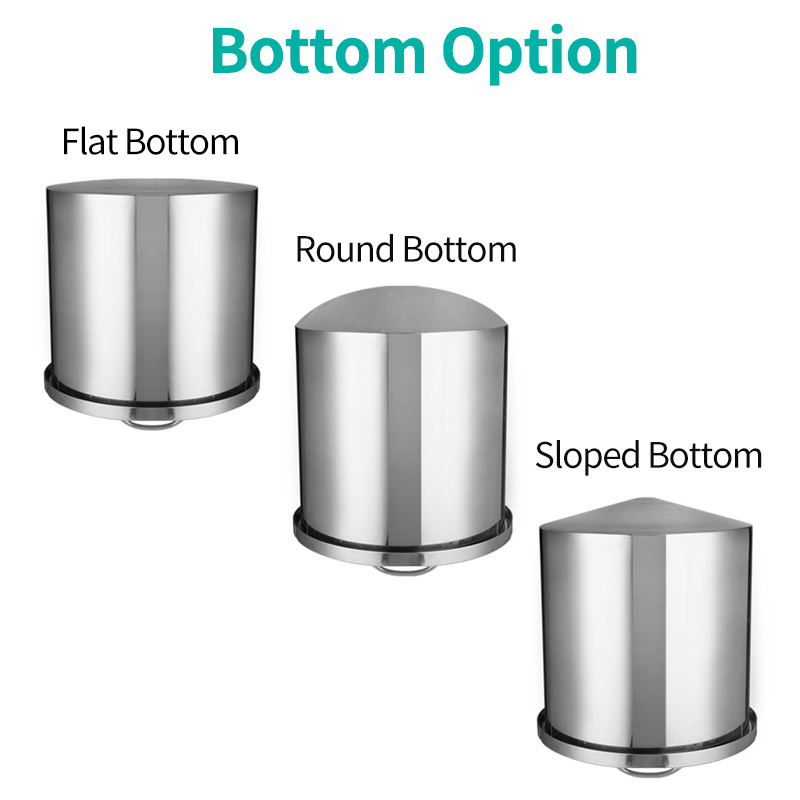 mixing process machine pair set stainless steel container mixing vat mixing stock pot