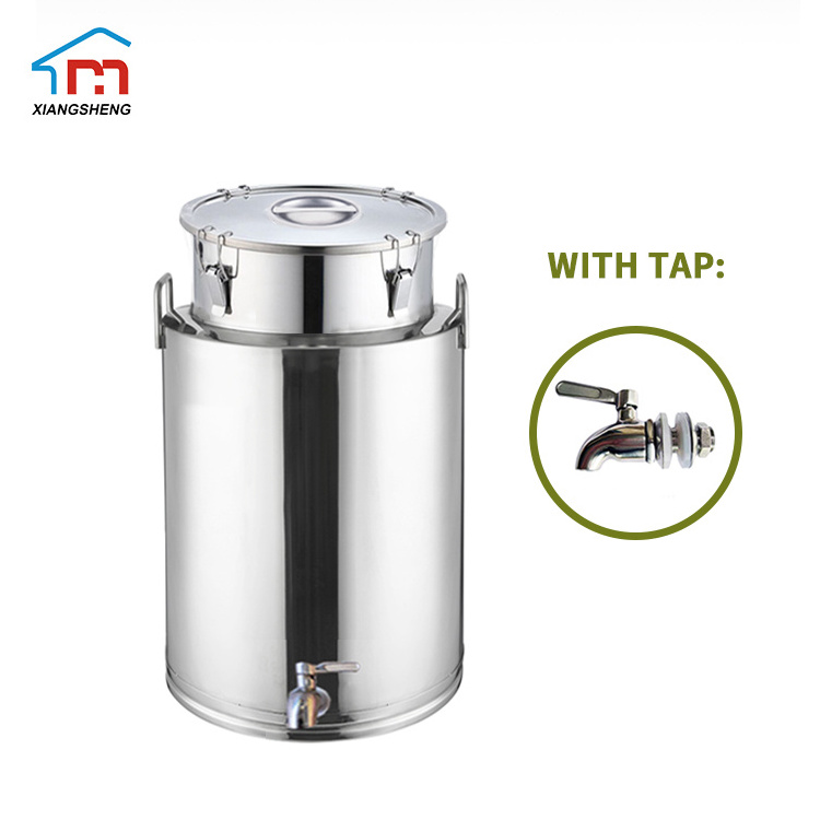 Hot selling product 50 liter galvanized steel milk barrel bucket stainless milk containers