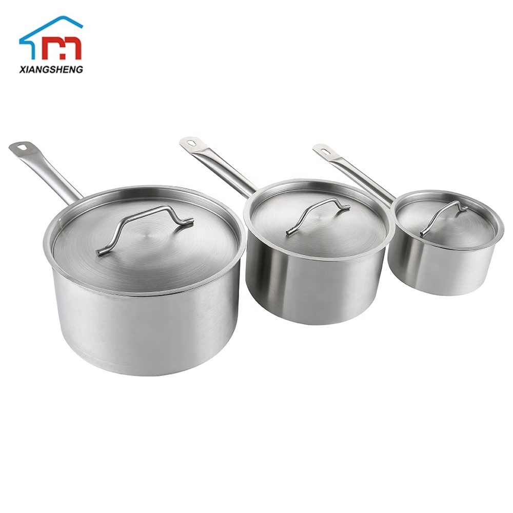 Multifunction Stainless Steel Composite Bottom Handheld Cooking Soup Pot Sauce Pan Milk Pot