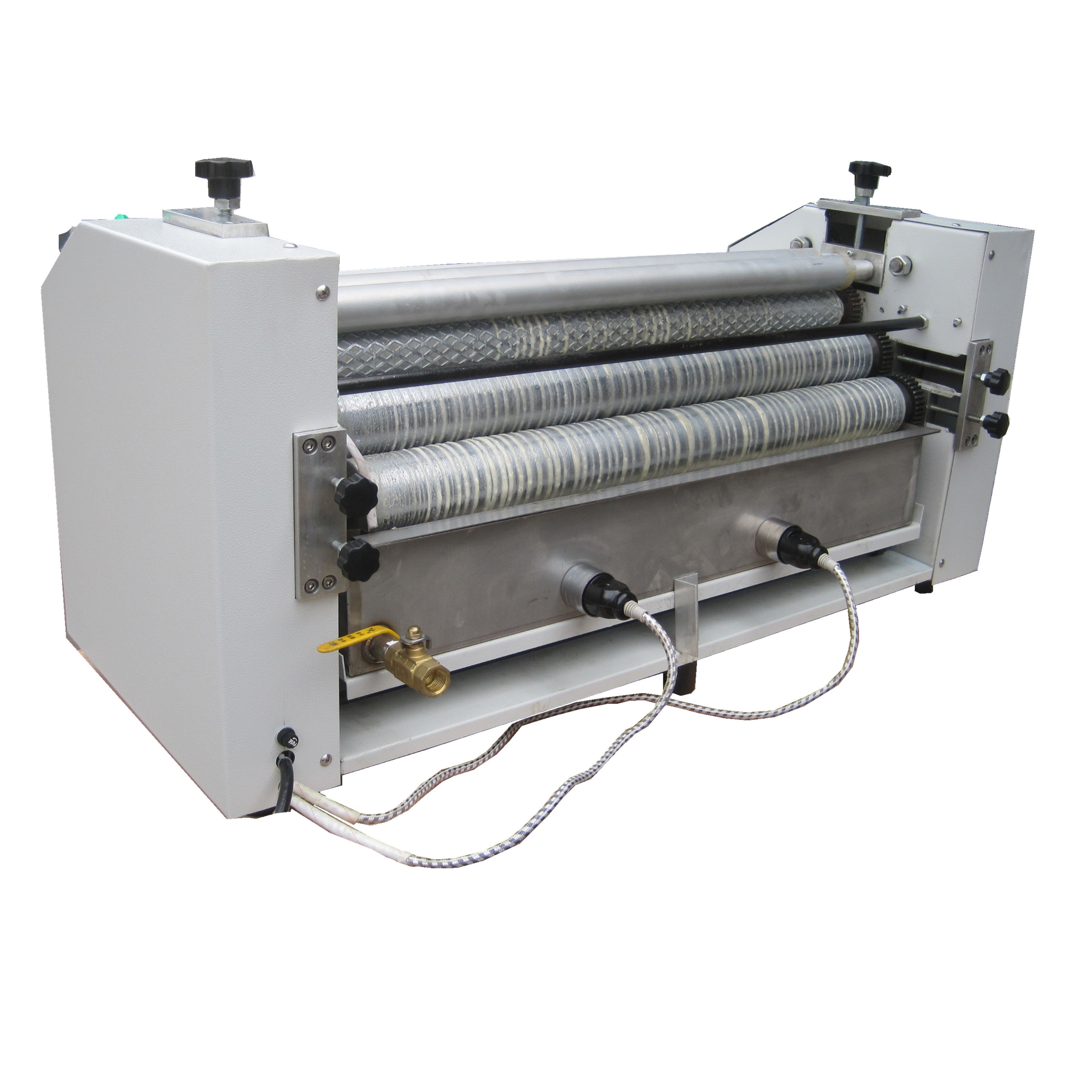 Texture roller hot melt glue laminating machine   gluing machine machine