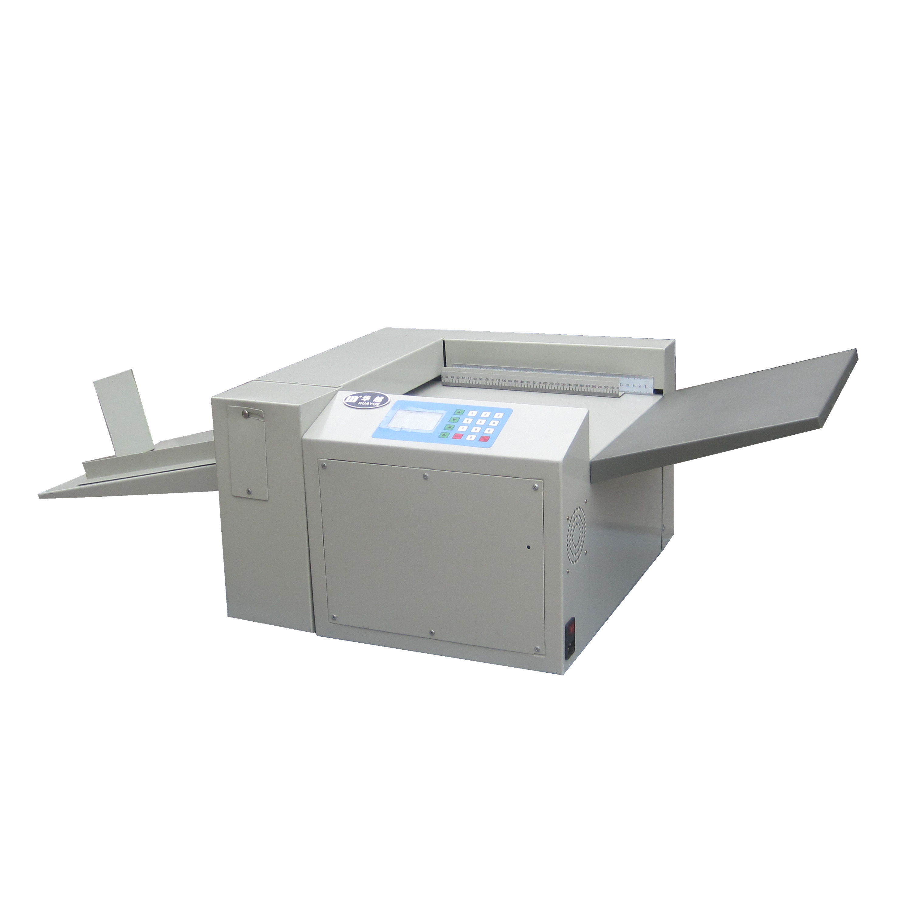 automatic creasing brochure with desktop type paper folding machine