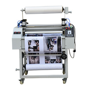 roll to roll hot  bracket  poster lamination machine