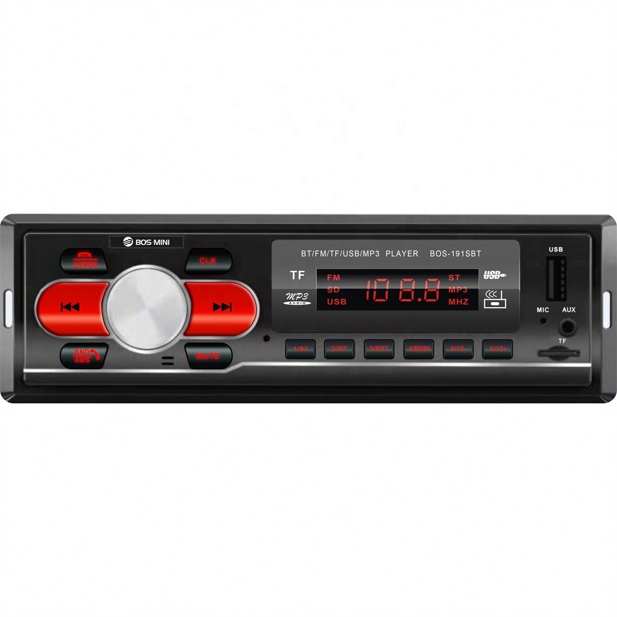 Remote Control Single Din Car Stereo Radio Receiver Cd/dvd/am/fm Usb Aux Input Car Mp3