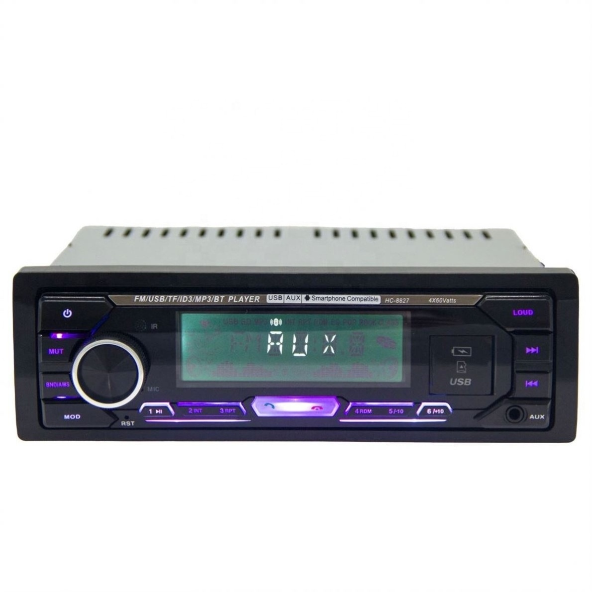 Hot Sale Export Autoradio 12v 24v Car Audio Mp3 Player Single Din With Fm Usb Tf Bt Handsfree Call And Answer