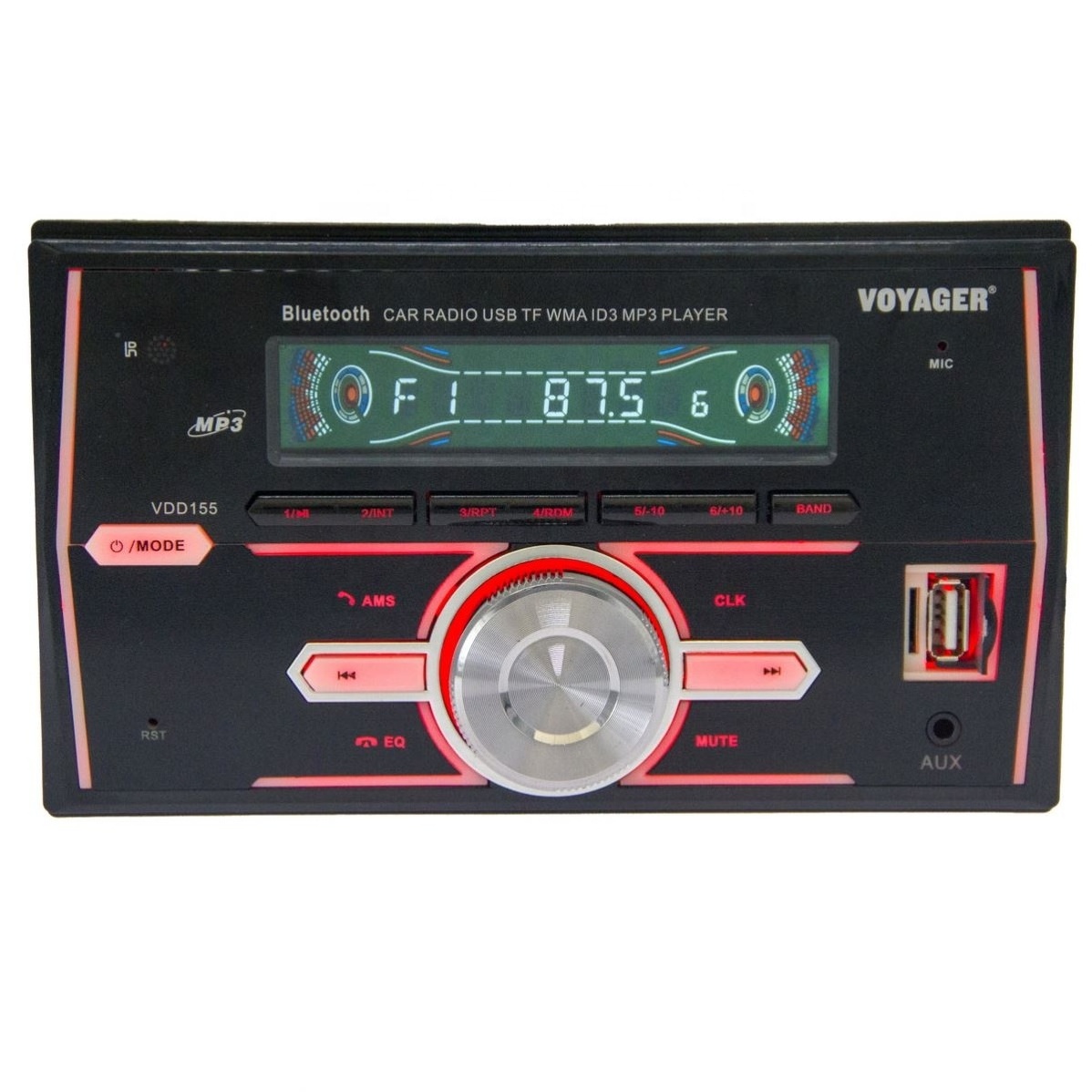 Car Aadio Audio Fm Can Be Connected To Mobile Phone Mp3 Audio Player Mobile Phone Hands-free Usb/cd Car Stereo Radio