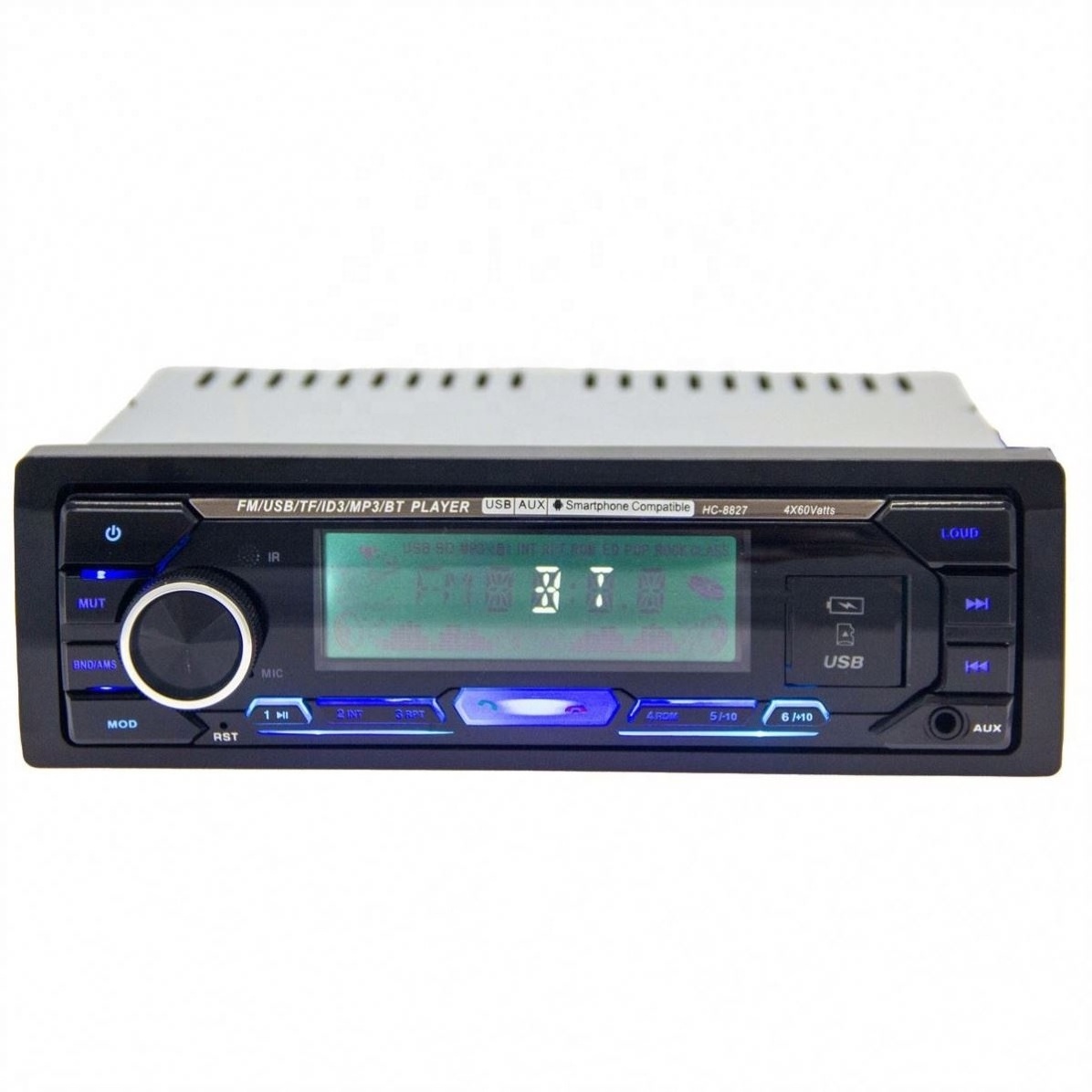 Hot Sale Export Autoradio 12v 24v Car Audio Mp3 Player Single Din With Fm Usb Tf Bt Handsfree Call And Answer