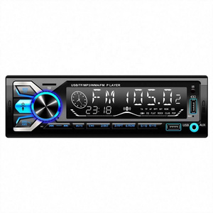 Detachable Panel Car Mp3 Player 7color Lights 1 Din Autoradio With Usb For Dashboard Support App Control Car Audio