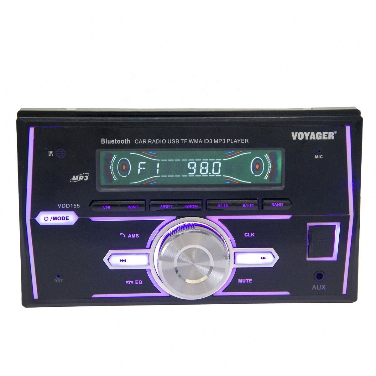 Car Aadio Audio Fm Can Be Connected To Mobile Phone Mp3 Audio Player Mobile Phone Hands-free Usb/cd Car Stereo Radio