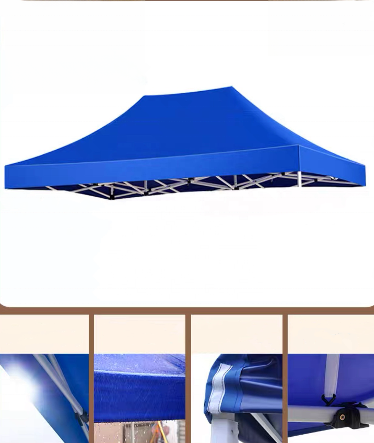 40mm Hexagon Aluminium 1015 Foot Custom Printed Folding Pop up Canopy Outdoor Gazebo Tent for Display for Trade Show Tents