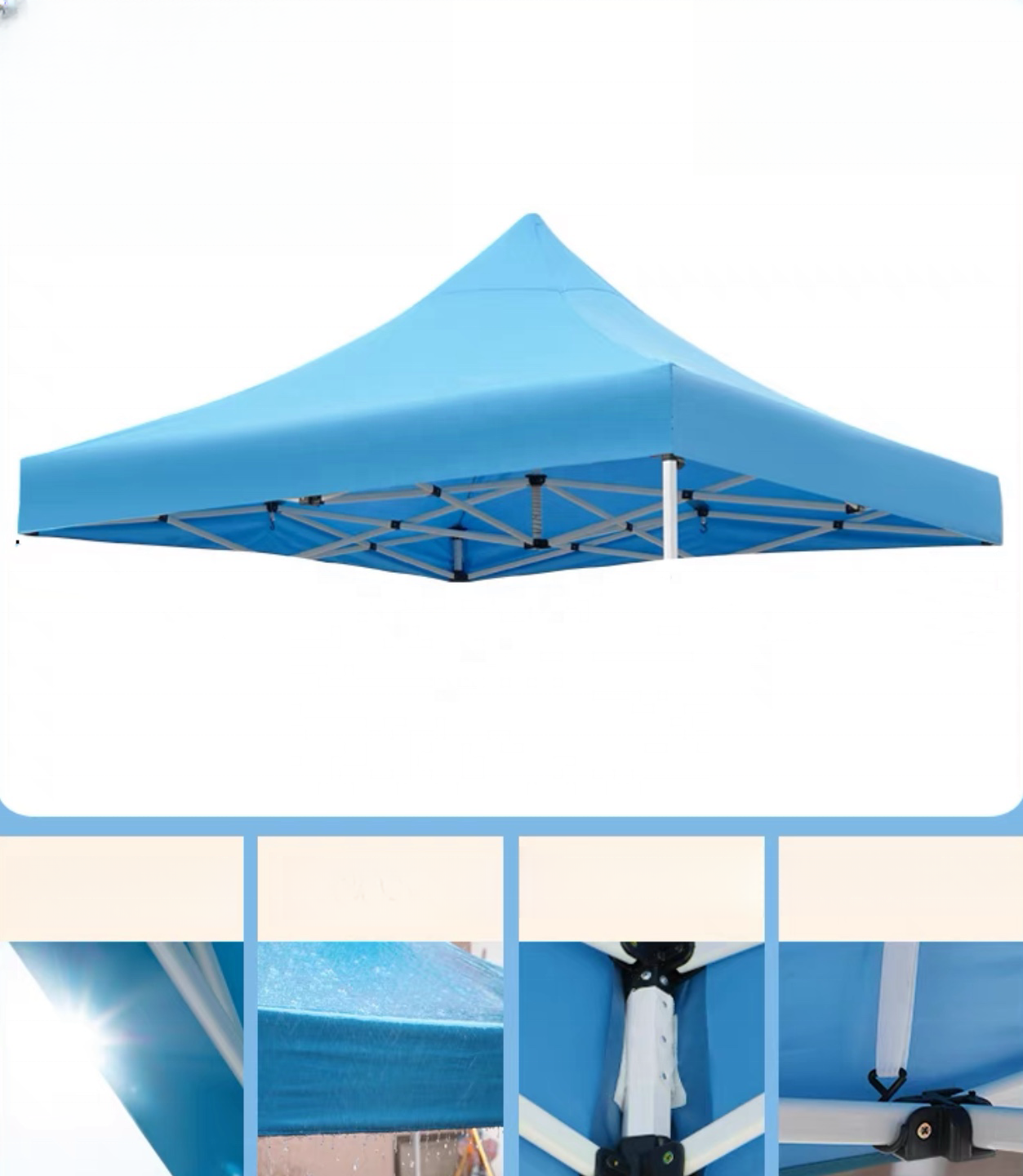 Big Aluminium Die Casting Foot Custom Printed 3x4.5 Folding Tent Gazebo Canopy for Trade Show Tents Outdoor Advertising