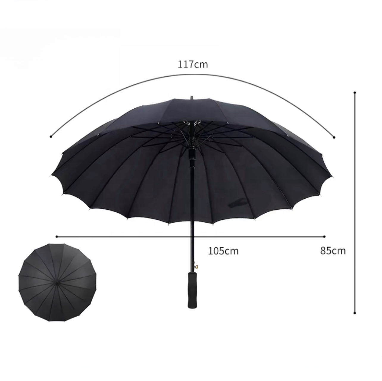 Unique classical men women custom print strong windproof 27inch rain custom no minimum advertising stick straight umbrella