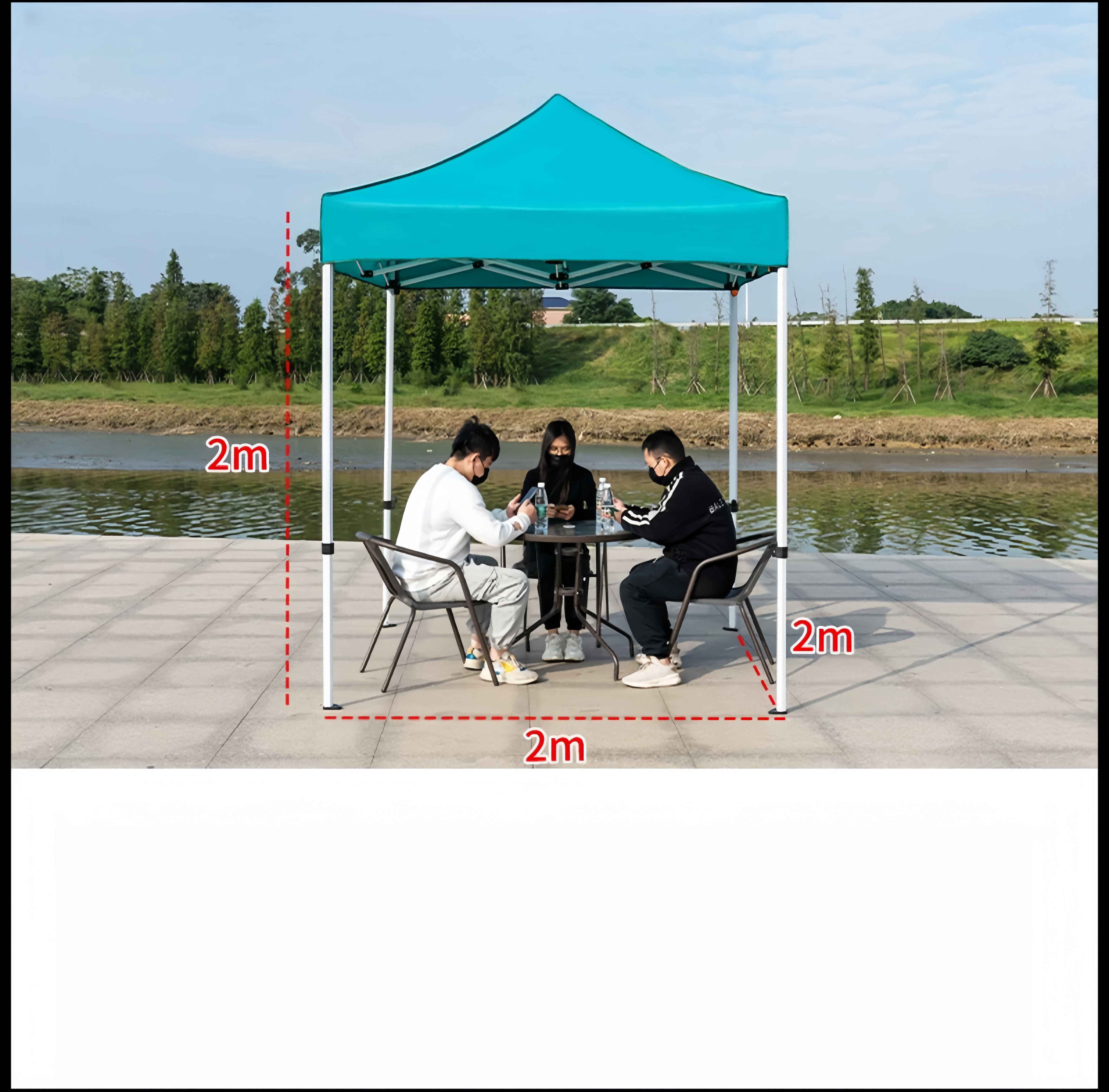 6x6ft Custom Printed Waterproof Trade Show Promotional Marquee PopUp Tent Folding Canopy Tents Gazebo for Advertising