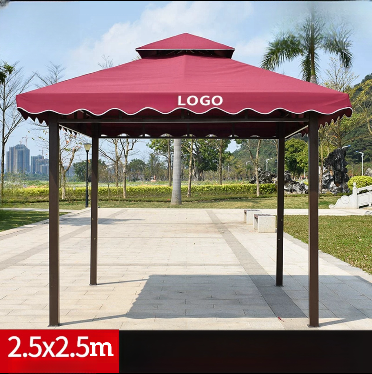 3x3m Pop up Gazebo Tent Outdoor Garden Gazebos Arches  Pergolas & Bridge for outdoor event