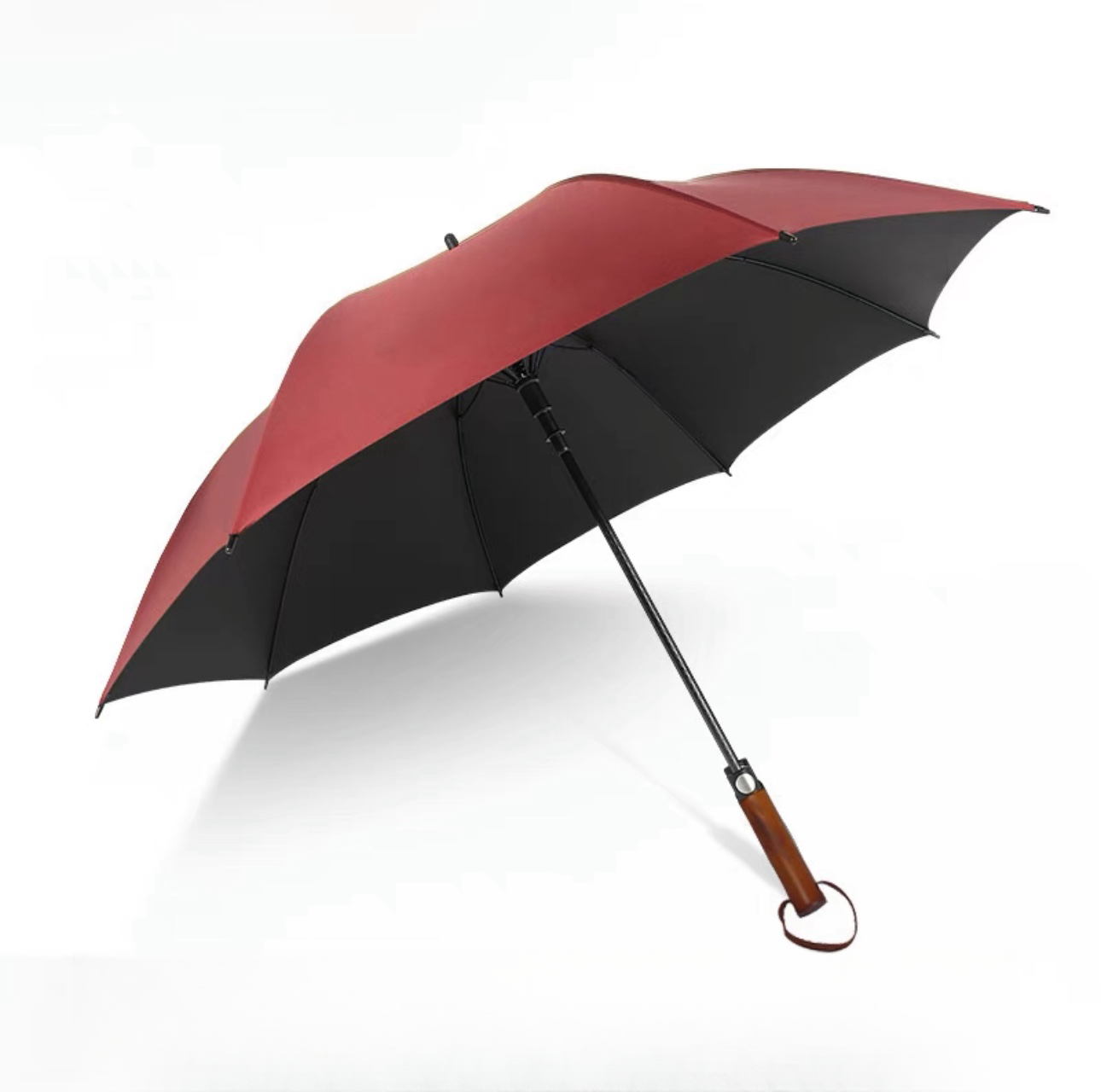 Chinese Factory 30 inch full fiberglass frame Custom Large windproof Big Size automatic open Golf Umbrella