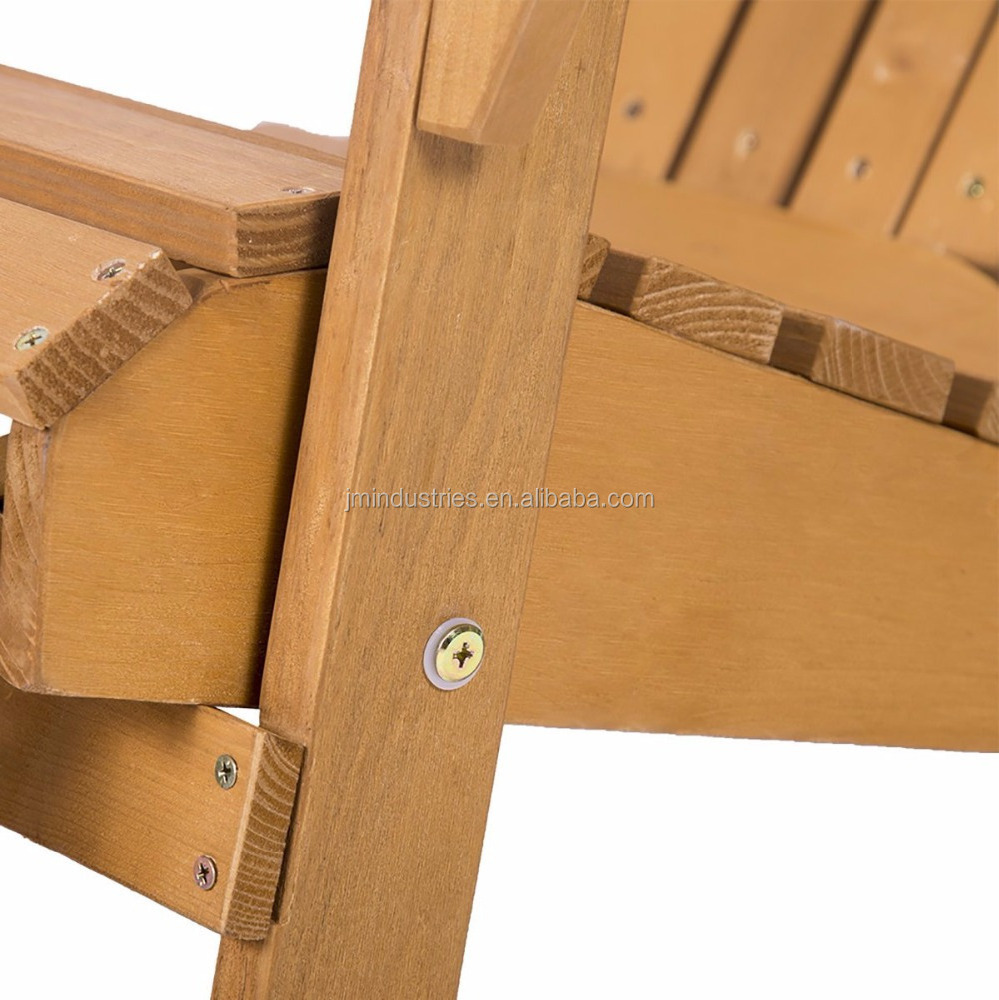 Outdoor Wood Adirondack Chair