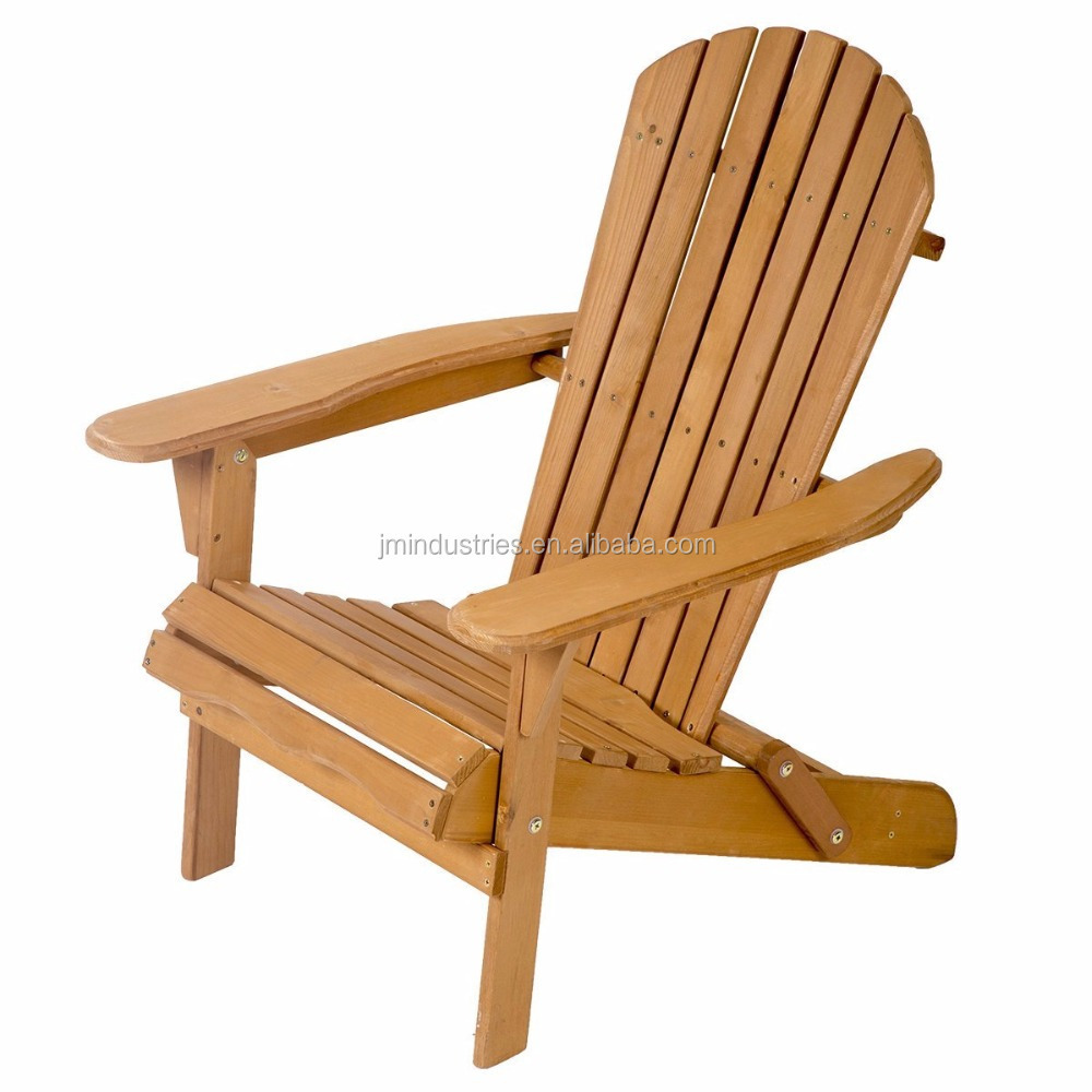 Outdoor Wood Adirondack Chair