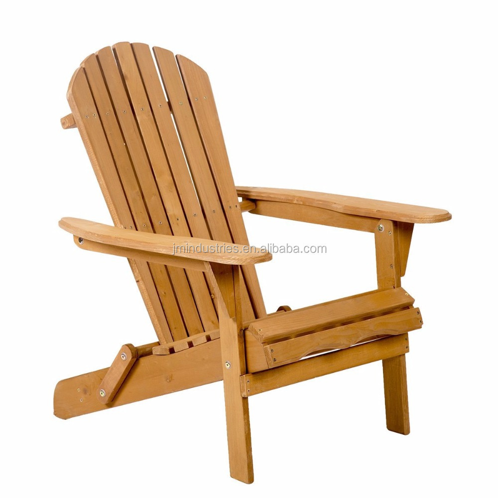 Outdoor Wood Adirondack Chair