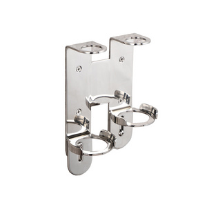 Stainless steel Shower Gel Bottle Rack Hook  Wall Mounted Shampoo Holder Liquid Soap Shower Holder